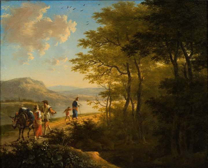 Landscape with Travellers.